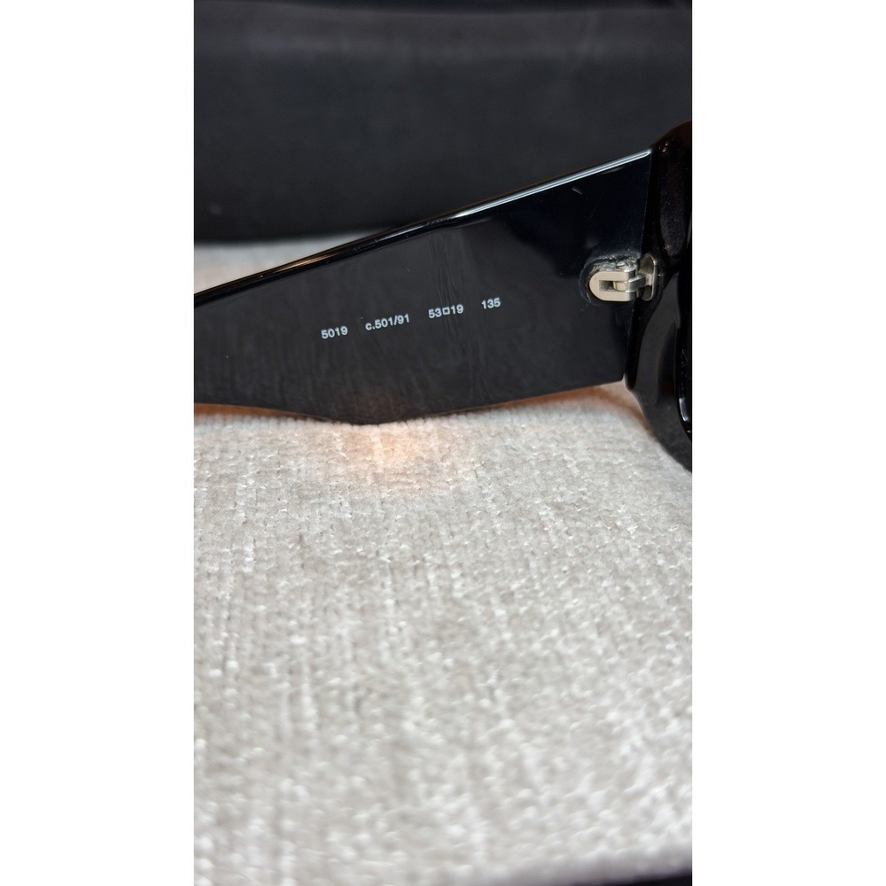 Vintage Chanel 5019 CC Logo Black Quilted Sunglasses Italy - Picture 16 of 16